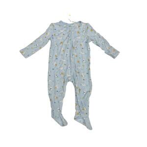 NWT Angel Dear 3-6M Blue Bunny Footie